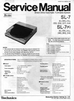 Technics - SL-7 - Service manual 